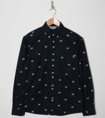Carhartt Long Sleeved Aldux Print Shirt