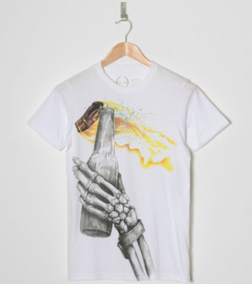 Molotov Hand T-Shirt White/Grey