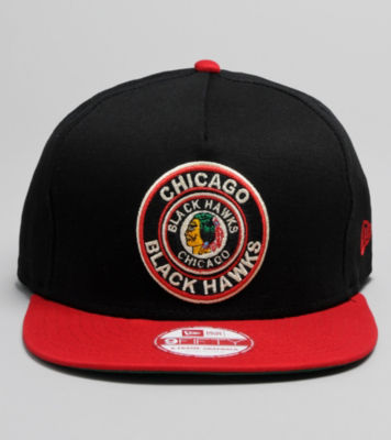 New Era NHL Chicago Black Hawks Circle Snapback Cap