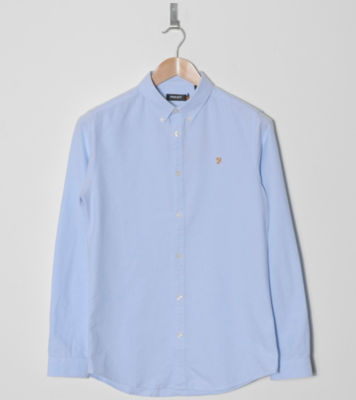 Brewer Oxford Long Sleeved Shirt Sky