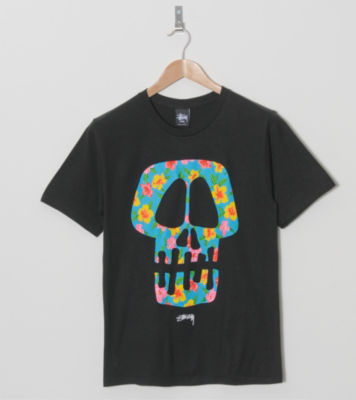 Stussy Flower Skull T-Shirt