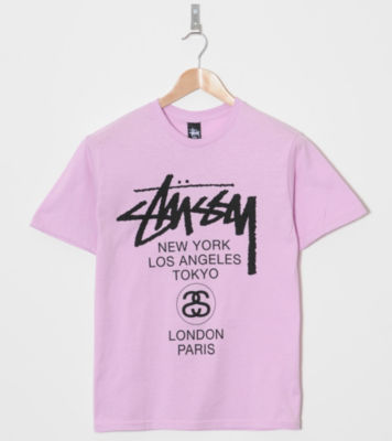 World Tour T-Shirt Deep Pink/Black