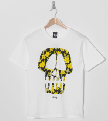 Stussy Flower Skull T-Shirt