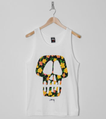 Stussy Flower Skull Vest
