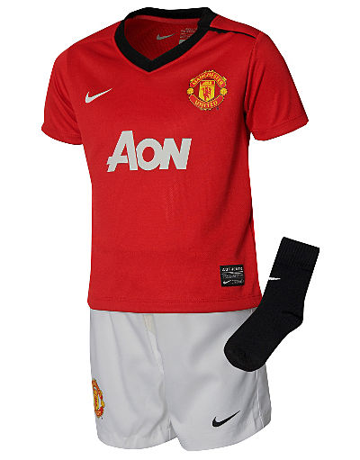 Nike Manchester United 2013/14 Infants Home Kit