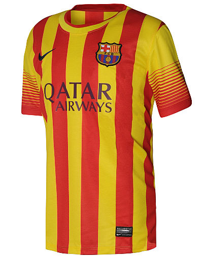 Nike Barcelona 2013/14 Junior Away Shirt