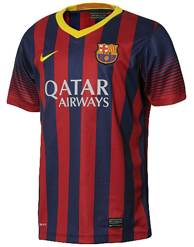 Nike Barcelona 2013/14 Junior Home Shirt