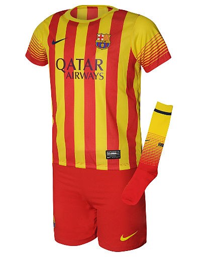 Nike Barcelona 2013/14 Childrens Away Kit