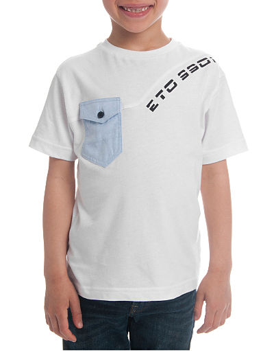 Chambray Pocket T-Shirt Childrens