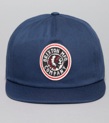 Brixton Rival 5 Panel Snapback Cap