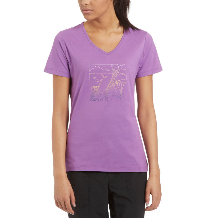 Womens Bike V Neck T-Shirt