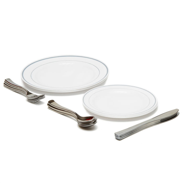 EUROKAMP 20 Piece Plastic Dinner Set