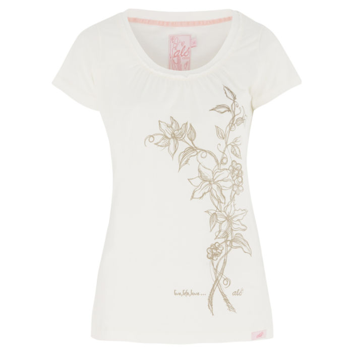 ALS Womens Sketch Floral T-Shirt