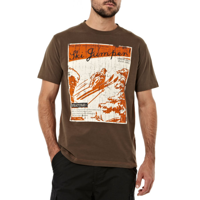 Mens Ski Jumper T-Shirt