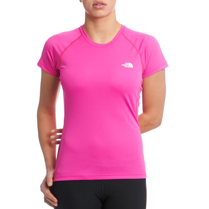 Womens Solid Flex Crew T-Shirt