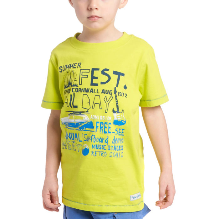 PETER STORM Boys SS Surf Fest T-Shirt