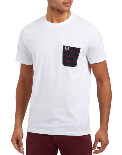 Fred Perry Stripe Pocket T-Shirt