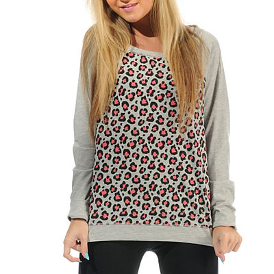 Brookhaven Nancy Long Sleeve Leopard T-Shirt