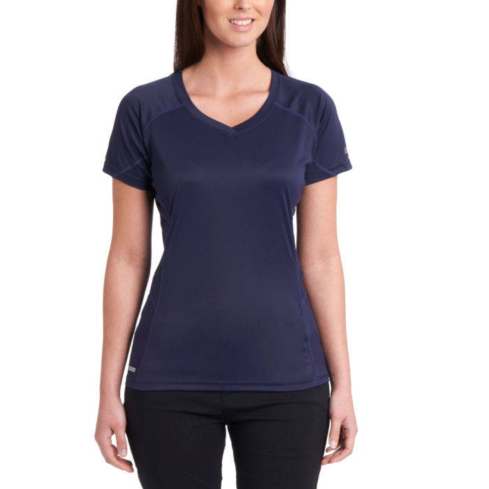 BERGHAUS Womens Short Sleeve V Neck Technical T-Shirt