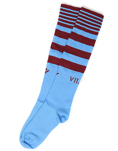 Macron Aston Villa 2013/14 Junior Home Socks