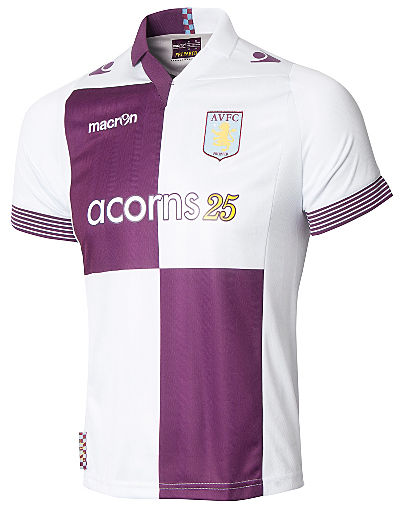 Macron Aston Villa 2013/14 Junior Away Shirt