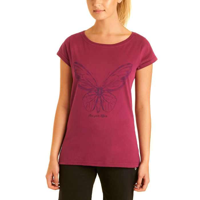 Womens Single Butterfly T-Shirt