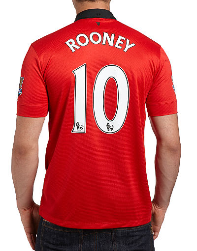 Nike Manchester United 2013/14 Rooney Home Shirt