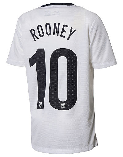 Nike England 2013/14 Junior Rooney Home Shirt