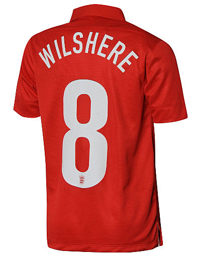 Nike England 2013/14 Junior Wilshere Away Shirt