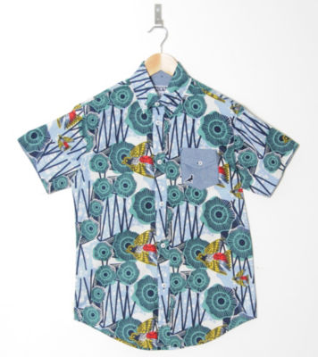 Staple Design 67 Terrapin Afrique Short Sleeve Shirt