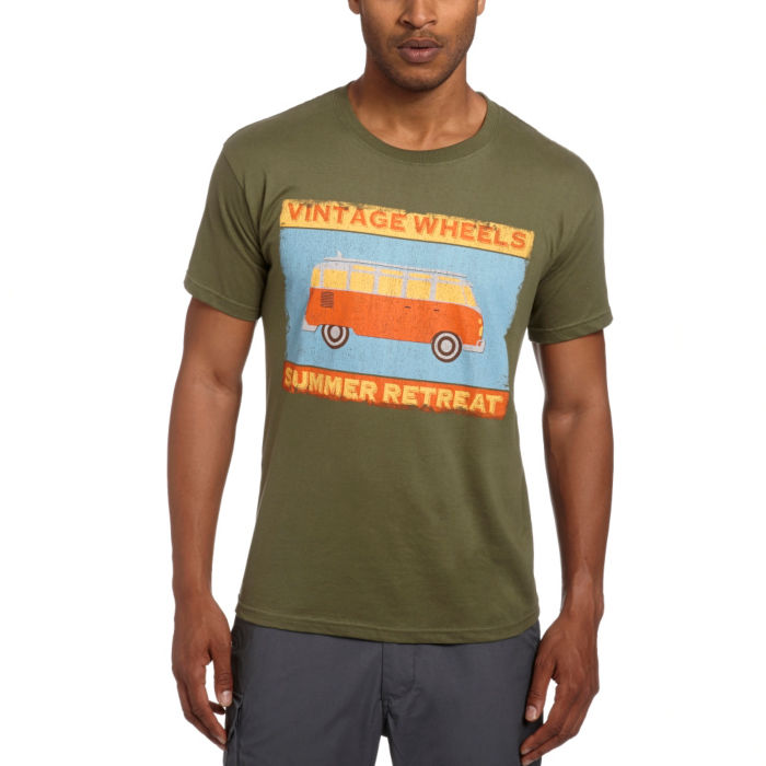 PETER STORM Mens Vintage Wheels T-Shirt