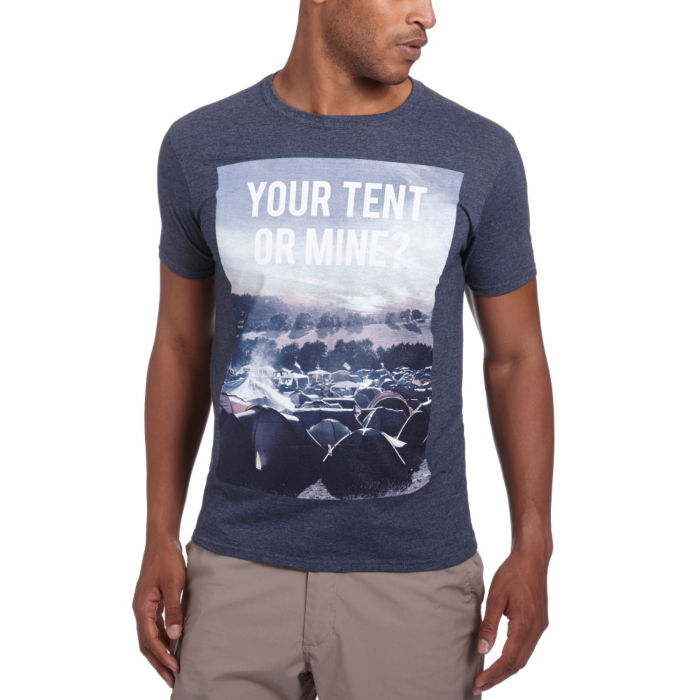 PETER STORM Mens Your Tent Or Mine? T-Shirt