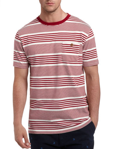 Duffer of St George Stripe Pocket T-Shirt