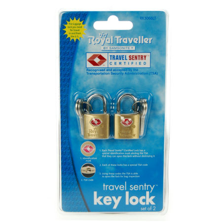 Samsonite Travel sentry key lock