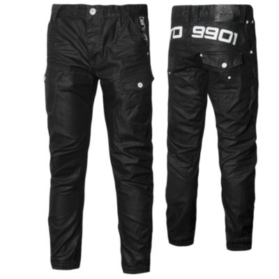 Eto  Dark Coated Cuff Jeans a9b Reg