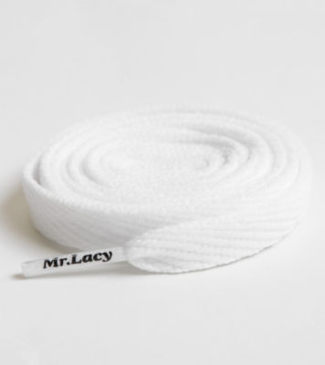 Flattie Laces White