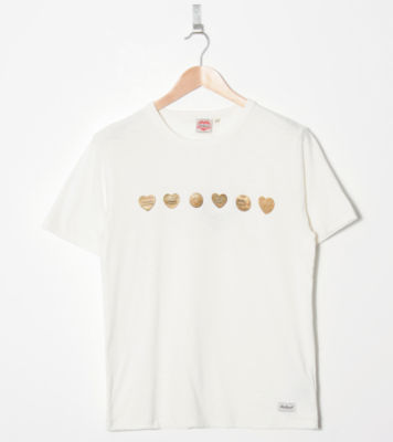Heritage Buttons T-Shirt White/White