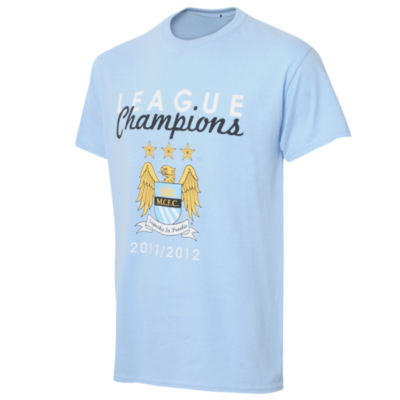 Official Team Manchester City Champions T-Shirt