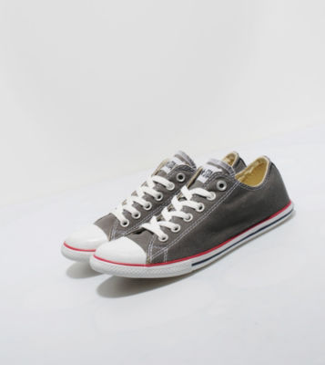 All Star Ox Slim Charcoal/White