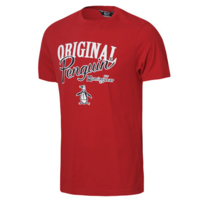 Original Penguin Logo Script T-Shirt