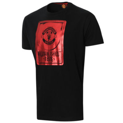 Official Team Manchester United Label T-Shirt