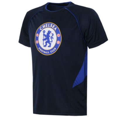 Official Team Chelsea Poly T-Shirt Childrens