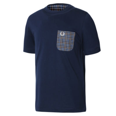 Fred Perry Gingham Pocket T-Shirt