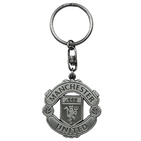 Official Team MUFC Antique Crest Keyring