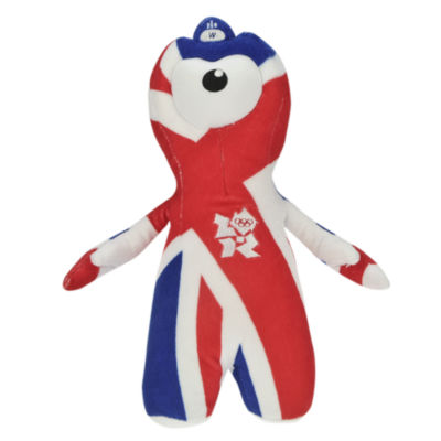 London 2012 Wenlock Union Jack Soft Toy