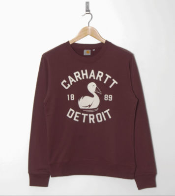 Duck Uni Sweatshirt Purple/White