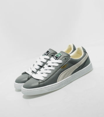 Basket Classic Leather Steel Grey/White