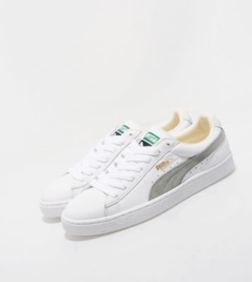 Basket Classic Leather White/Light Grey