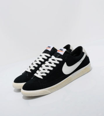 Blazer Low Vintage Suede Black/White