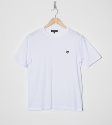 Plain T-Shirt White/Yellow
